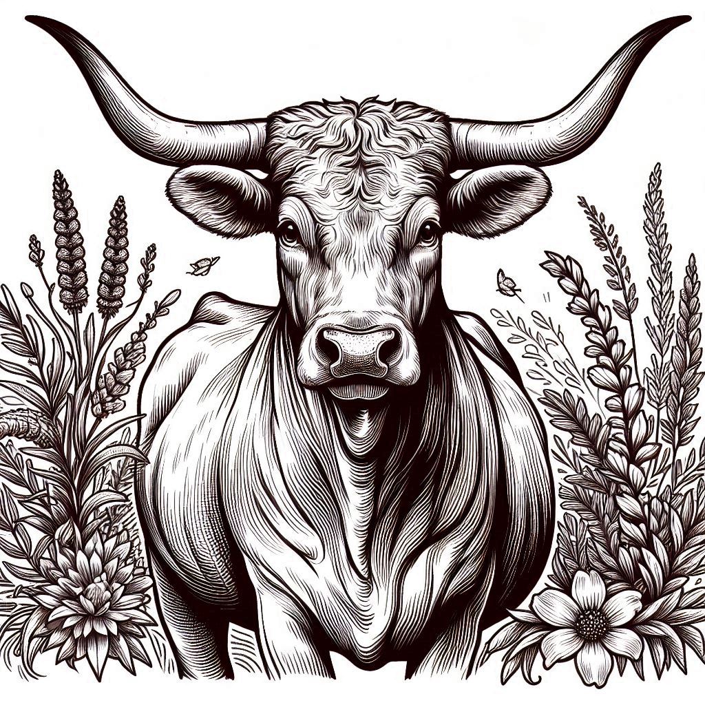 Realistic-Bull-Coloring-Pages.jpg