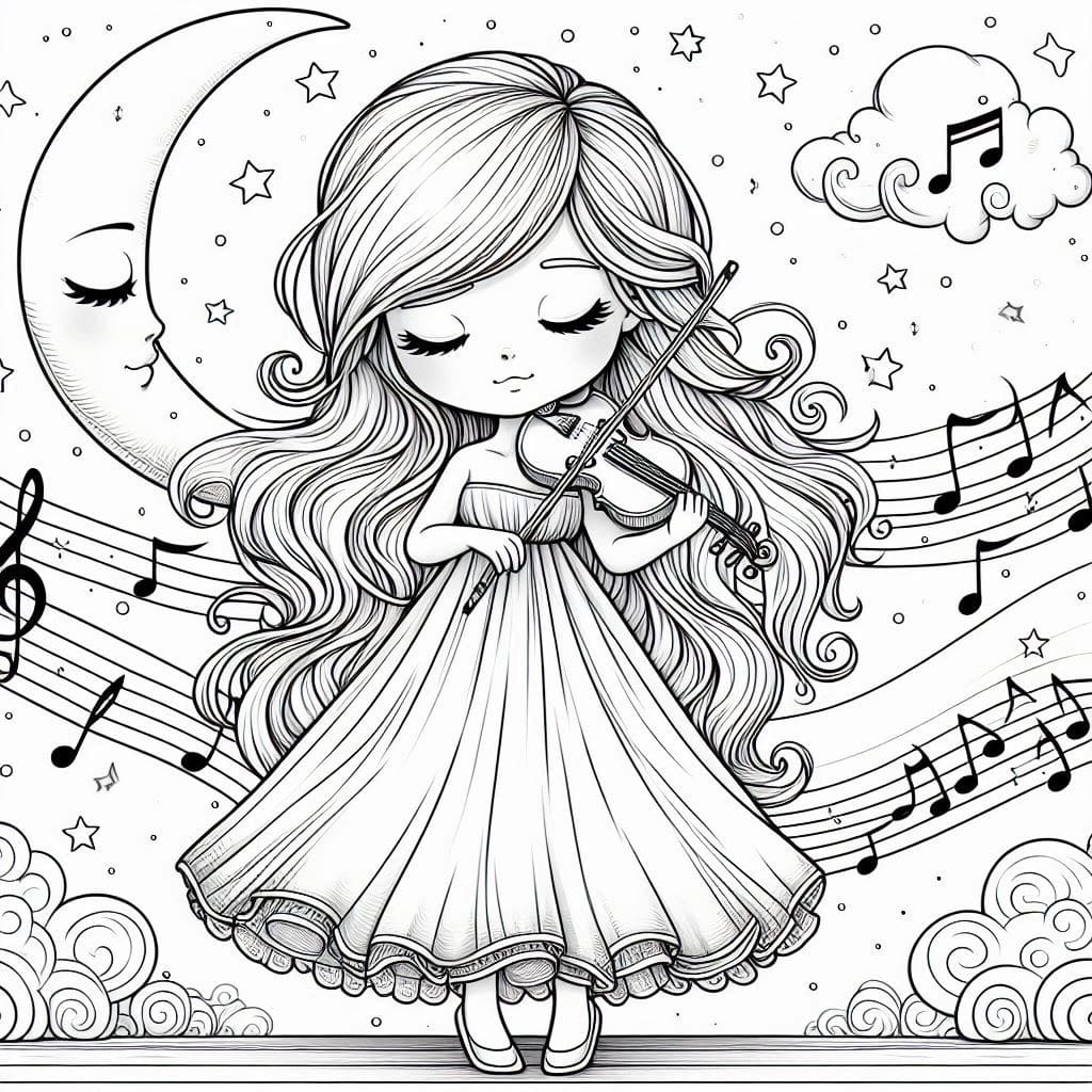 Moonlit Serenade Scene