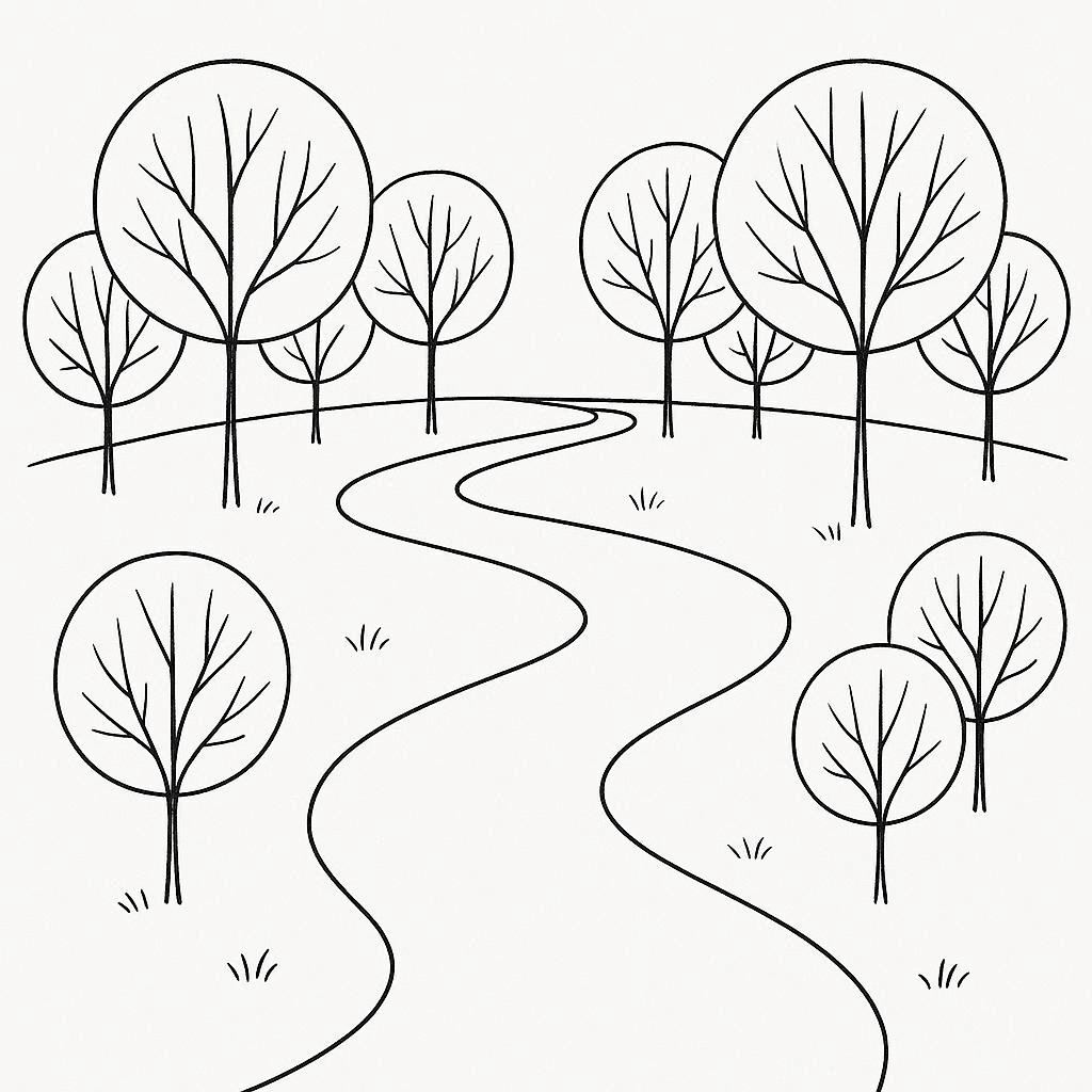 Peaceful Tree Path Coloring Sheet