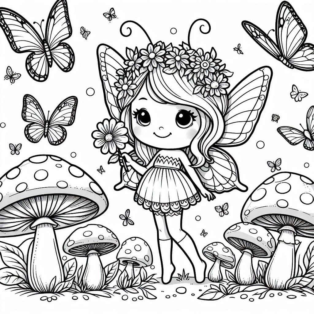 The Fairy with the Butterflies