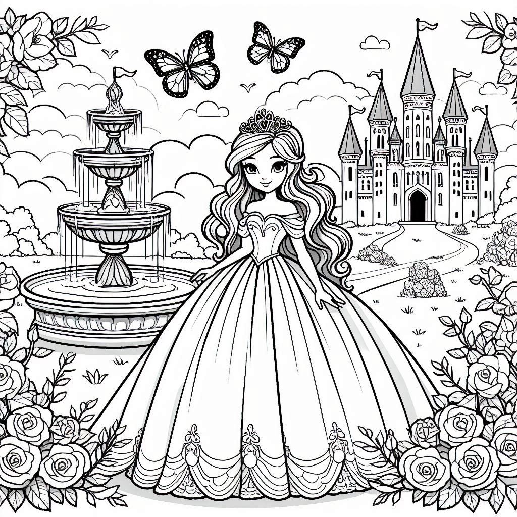 Printable coloring page resource