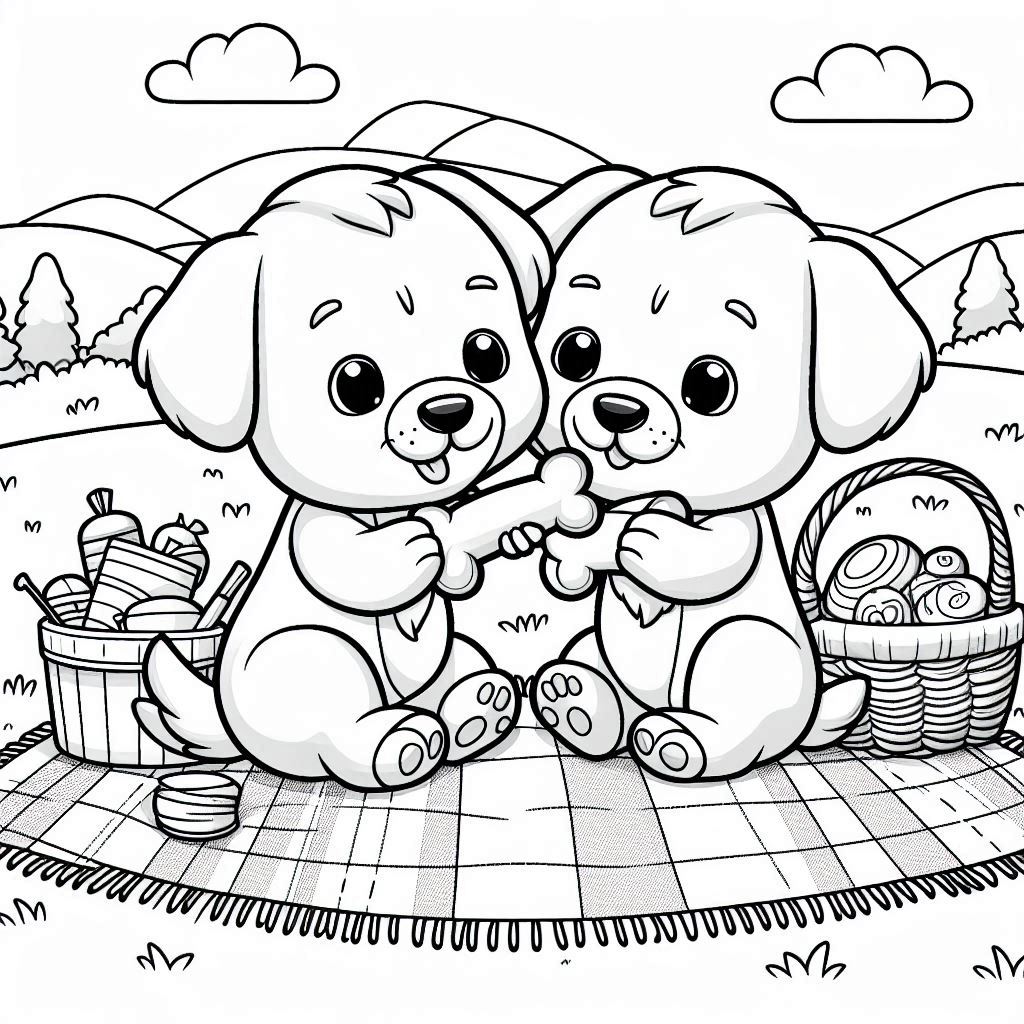 Family enjoying printable coloring pages together