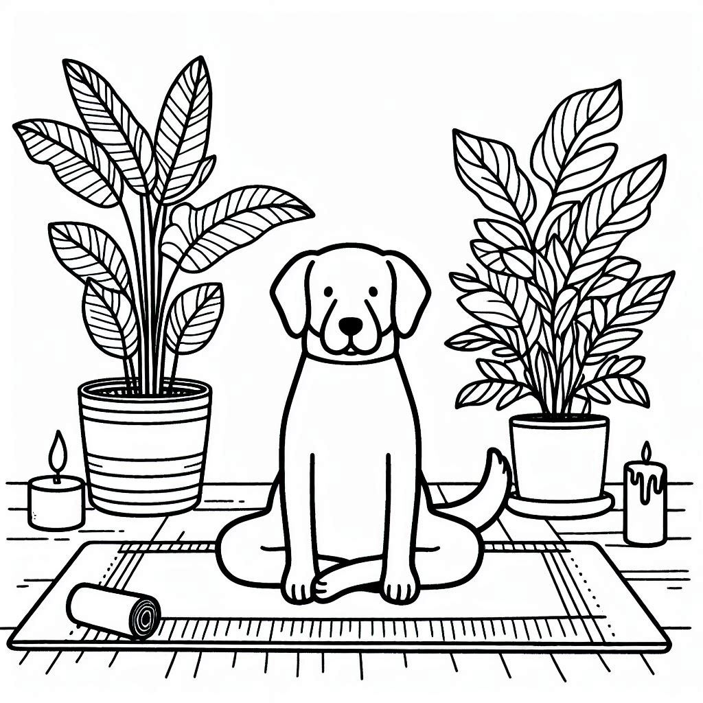dog coloring pages cue routine reward loop
