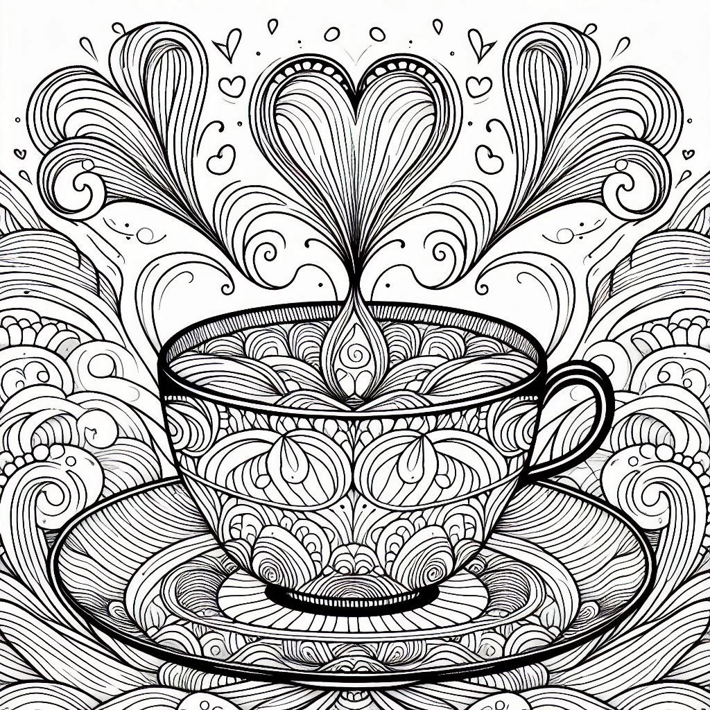 Printable coloring pages kids love to reprint