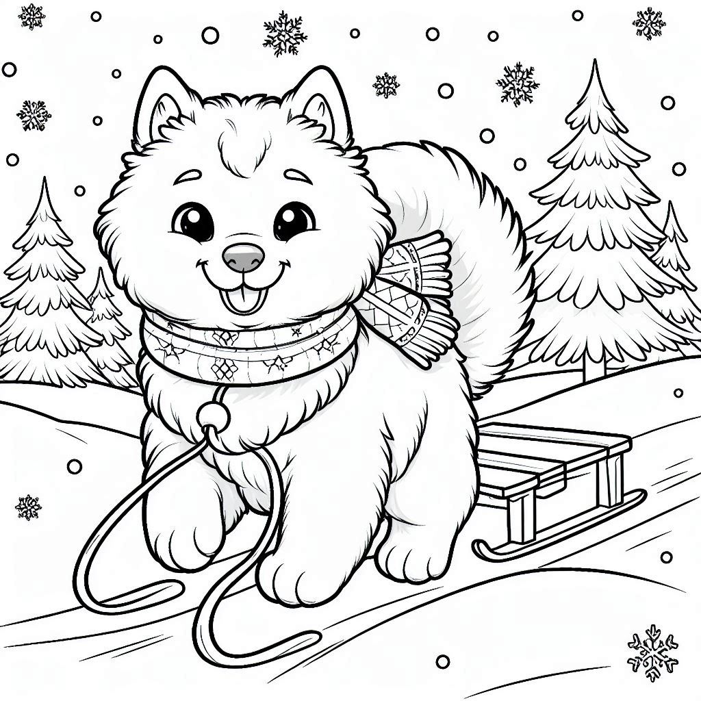 dog coloring pages as a gentle screen-free reset after long digital days