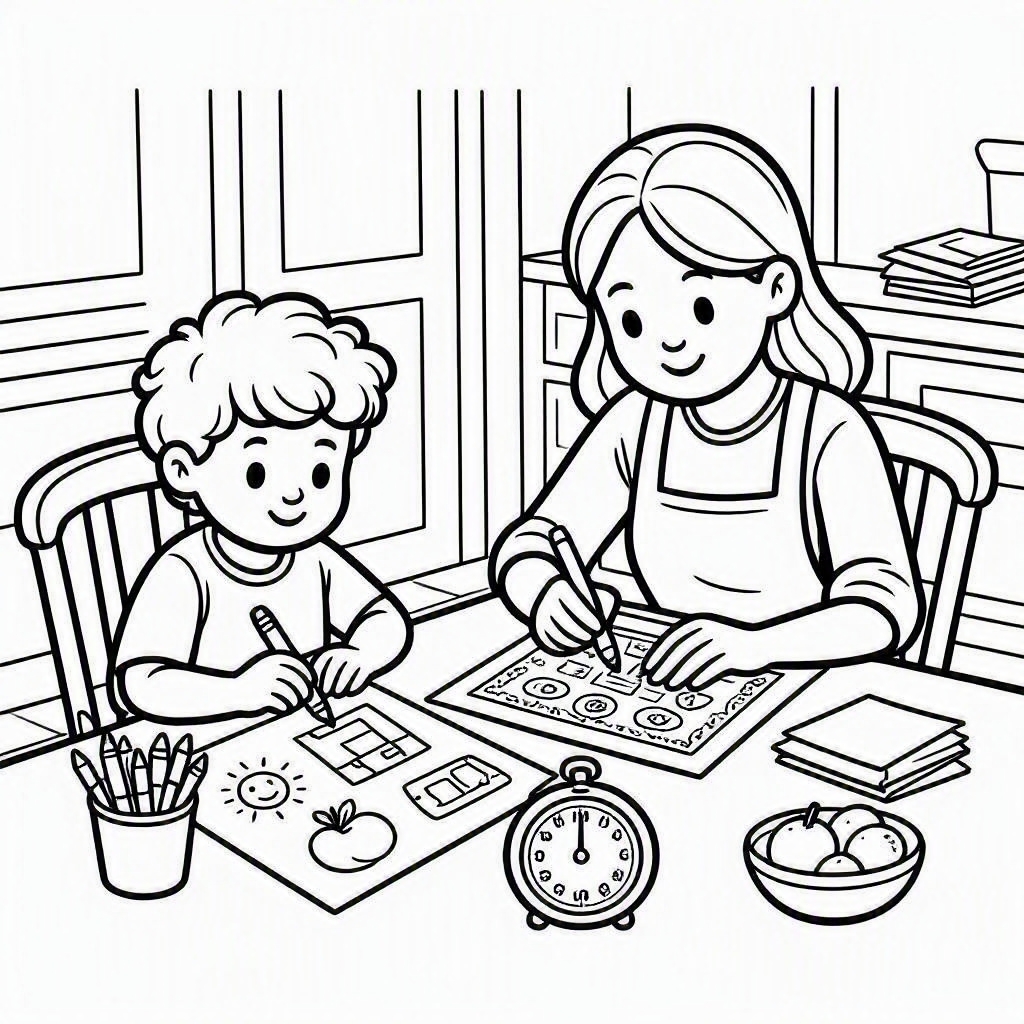 Create_a_lively_black-and-white_printabl